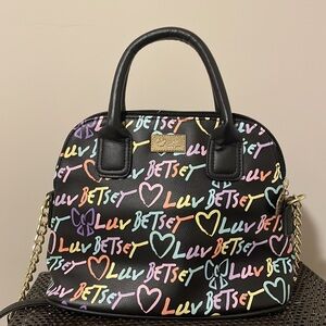 Betsey Johnson Monogram Crossbody Bag